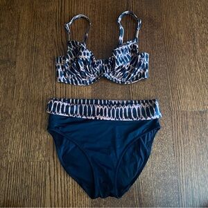 Black and Brown Women's Bikini Set